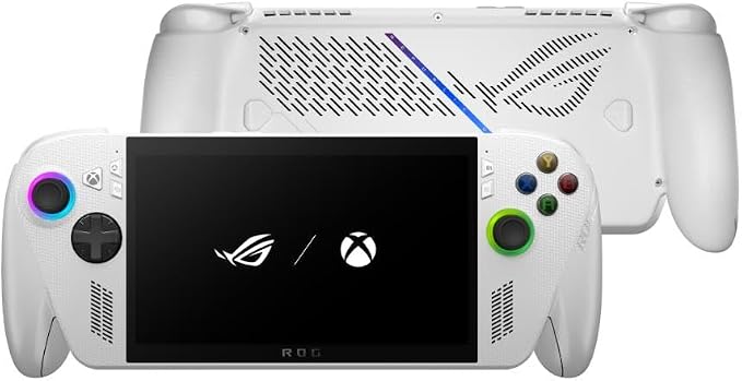 ROG Xbox Ally Console Portátil Tela 7" Touchscreen 120Hz, AMD Ryzen Z2A 2 GHz, 16 GB RAM, 512 GB SSD, Windows 11 Home - White - RC73YA-NH003W