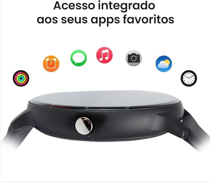 Haiz Smartwatch Relógio Inteligente IP67 44mm My Watch I Fit PRETO HZ-ZL02D - Imagem 4