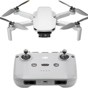 DJI Mini drone 4K, com câmera UHD 4K para adultos, menos de 249 g, estabilização de suspensão cardan de 3 eixos, transmissão de vídeo de 10 km, retorno automático, resistência ao vento, 1 bateria para