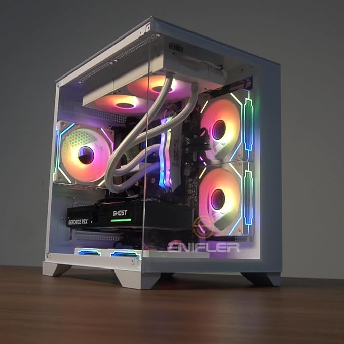 AMD PC Gamer Completo Ryzen 5 5500, RTX 3050, 16GB DDR4, SSD 480GB, 600W 80 Plus, Monitor 21.5", Windows 11 Pro, PNZKOB1O-E - Imagem 3
