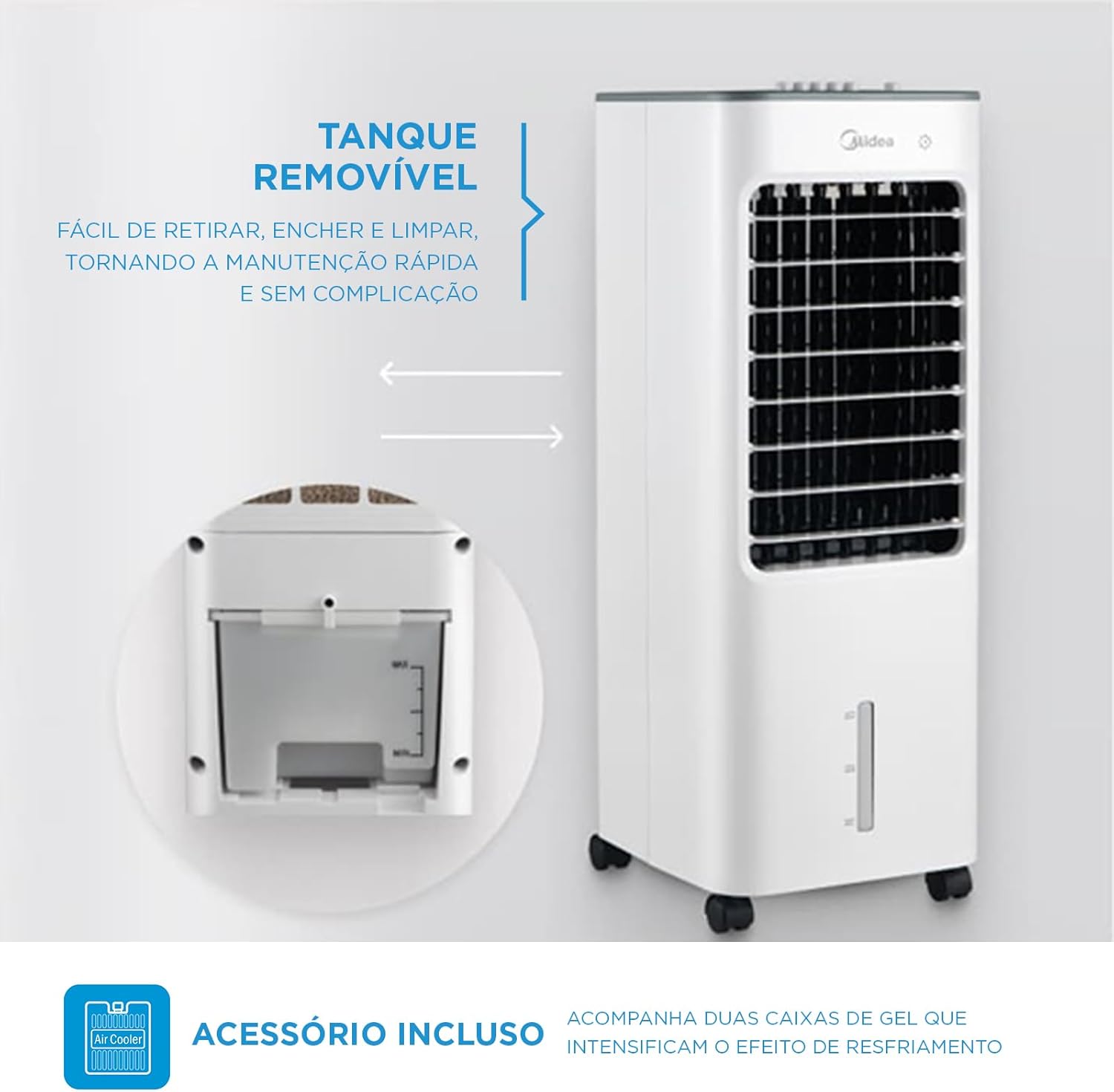 Climatizador de Ar 5L Midea 220v 60hz Midea - Imagem 2