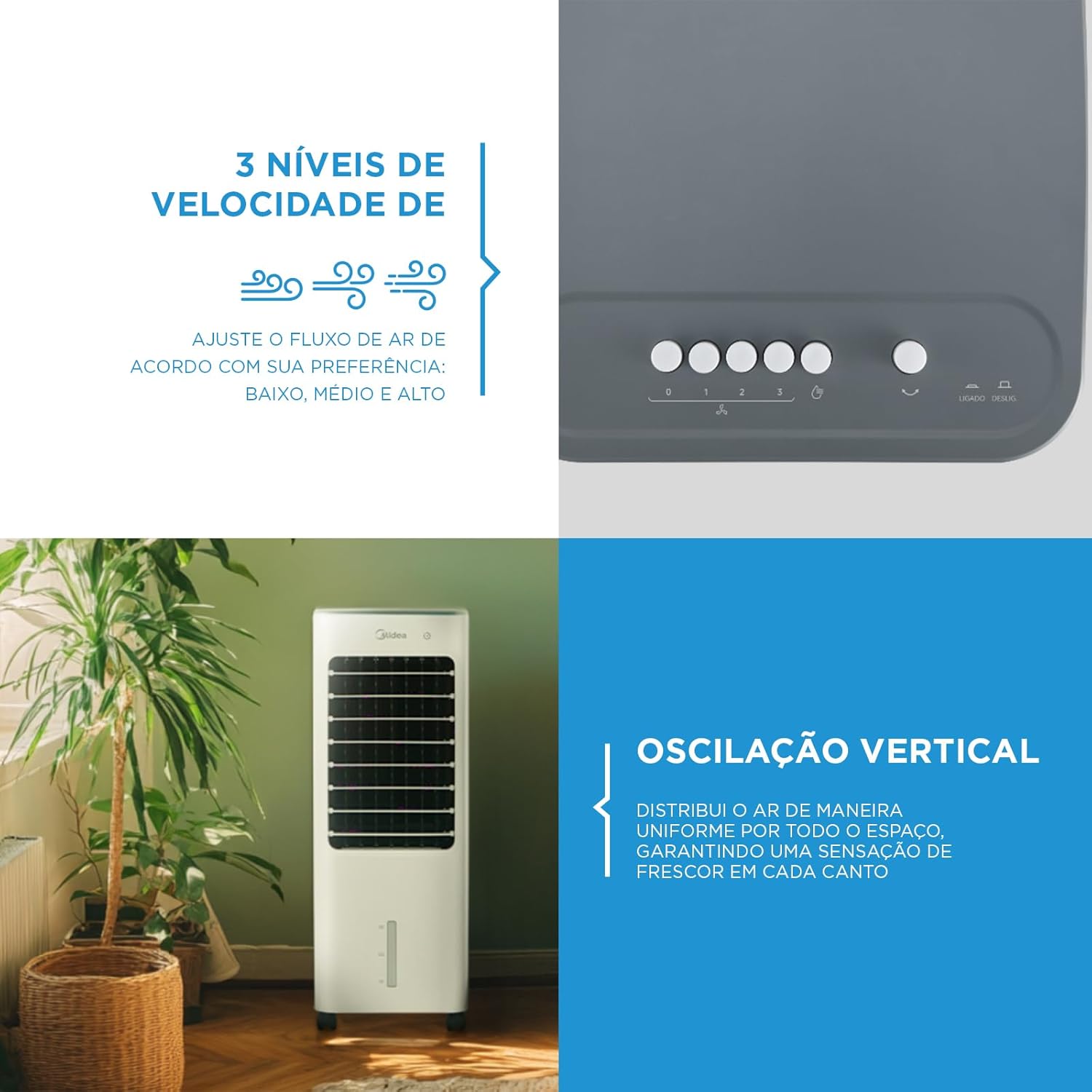 Climatizador de Ar 5L Midea 220v 60hz Midea - Imagem 4