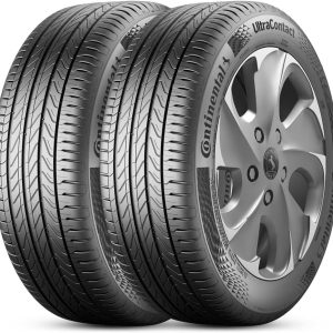 Kit 2 Pneu Aro 15 195/55R15 Continental 85H TL UltraContact