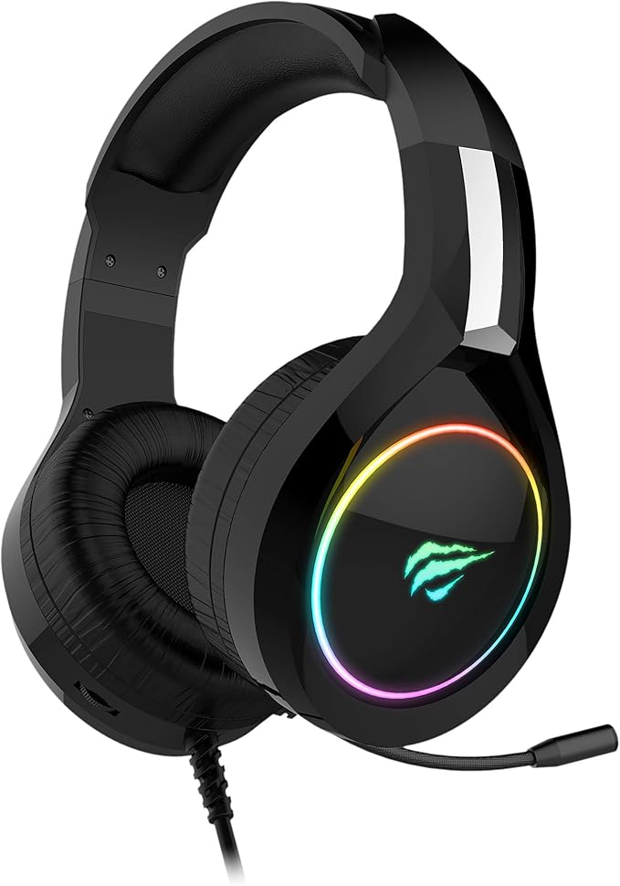 Havit Headphone Fone de Ouvido H2232d, Gamer, Iluminação RGB, com Microfone, Falante de 50mm, Conector 3.5mm, HAVIT, HV-H2232d, Cabo USB para Iluminação - Imagem 4