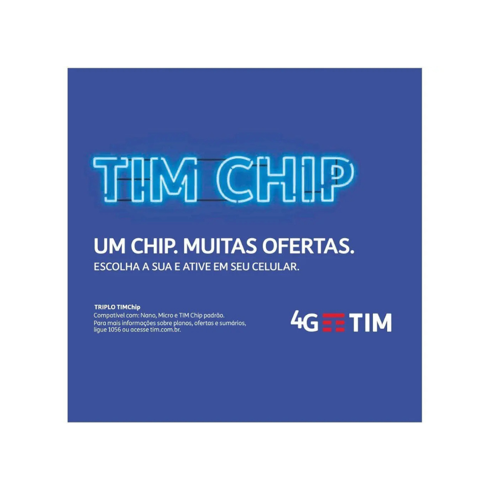 TIM Chip Pré Pago sem recarga