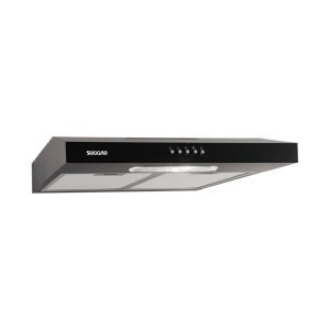 Depurador E Exaustor De Ar Suggar Slim 60cm 3 Velocidades Preto 110/220V