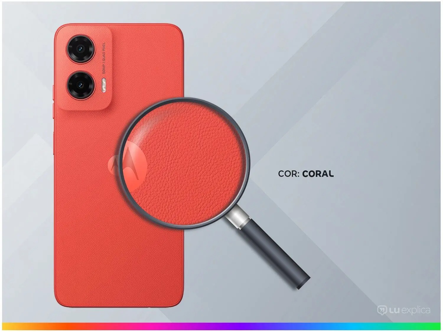 Smartphone Motorola Moto G35 256GB Coral 5G 4GB RAM+8GB Ram Boost 5G 6,7" Câm. Dupla + Selfie 16MP - Imagem 3