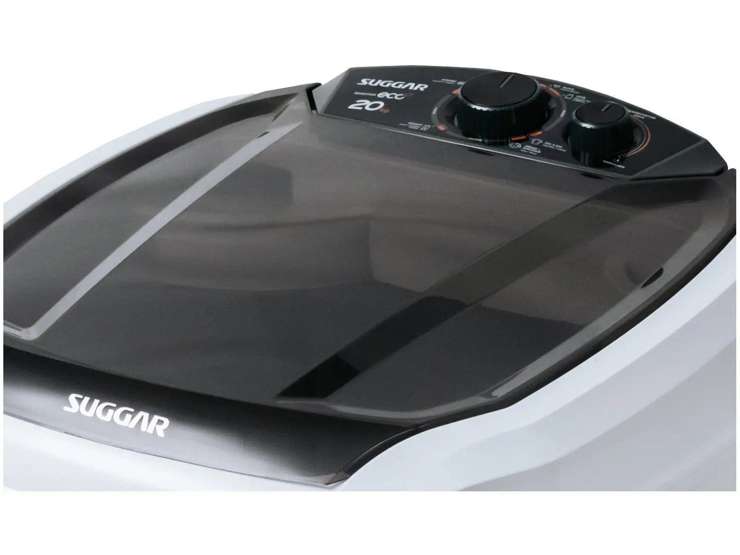 Lavadora de Roupas Suggar 20kg 6 Programas de Lavagem Branca Lavamax Eco LE2001BR 110/220V - Imagem 3