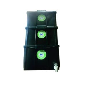 Composteira Doméstica / Minhocário - 15 litros - KIT Completo - Minhoco