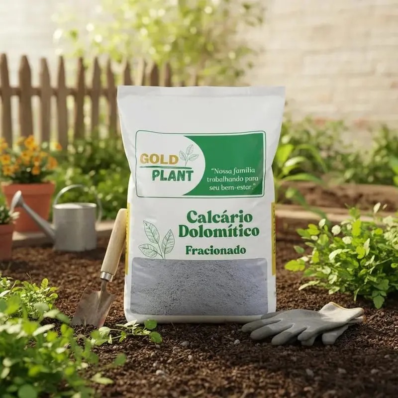 Calcario Dolomitico Fertilizante Correção Solo 5 kilos - Gold Plant