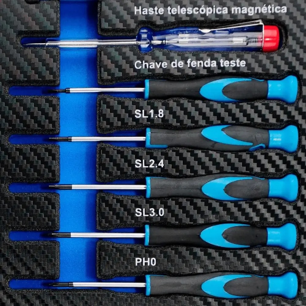 Kit de Ferramentas Manuais com 299 Peças G19565AC GAMMA - 000746 - Imagem 4