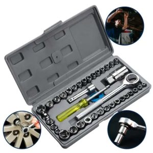 Kit Ferramentas 40 Peças Essencial Para Mecânicos Pronto Entrega - Atena