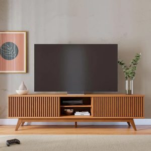 Rack Fortaleza Freijó 218 cm - Mobly