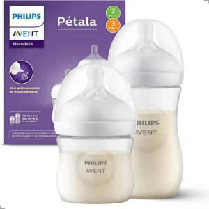 Philips Avent Mamadeira Kit 125 ml e 260ml Anticólica Recém Nascido
