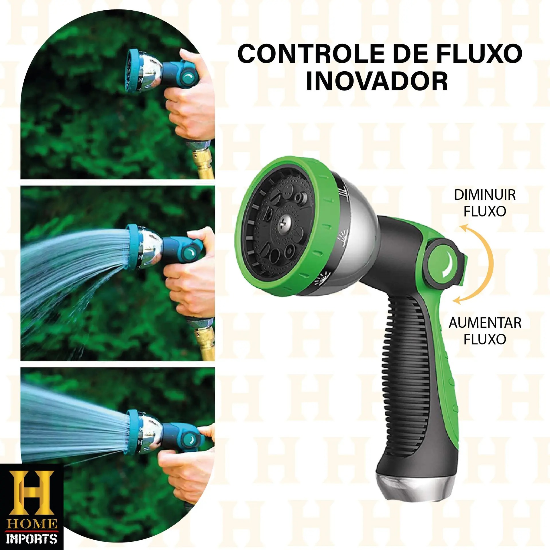 Mangueira De 15 Metros E 30 Metros Flexível Reforçada Antitorção 10 Jatos Linha Premium - HOME IMPORTS - Imagem 2