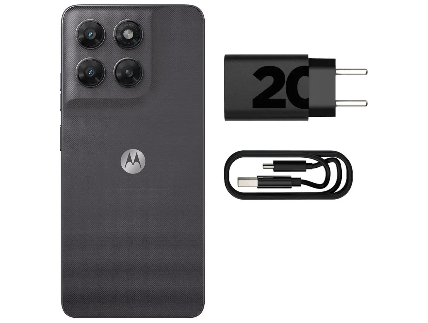 Smartphone Motorola Moto g47 256GB 5G 12GB (4GB RAM + 8GB RAM Boost) Grafite 6,7" Câm. Dupla Selfie 32MP - Imagem 3