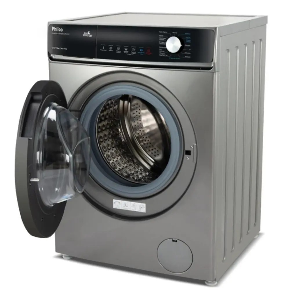 Lava e Seca Philco 16 Programas PLS Eco Inverter 11kg Inox 110/220V - Imagem 3