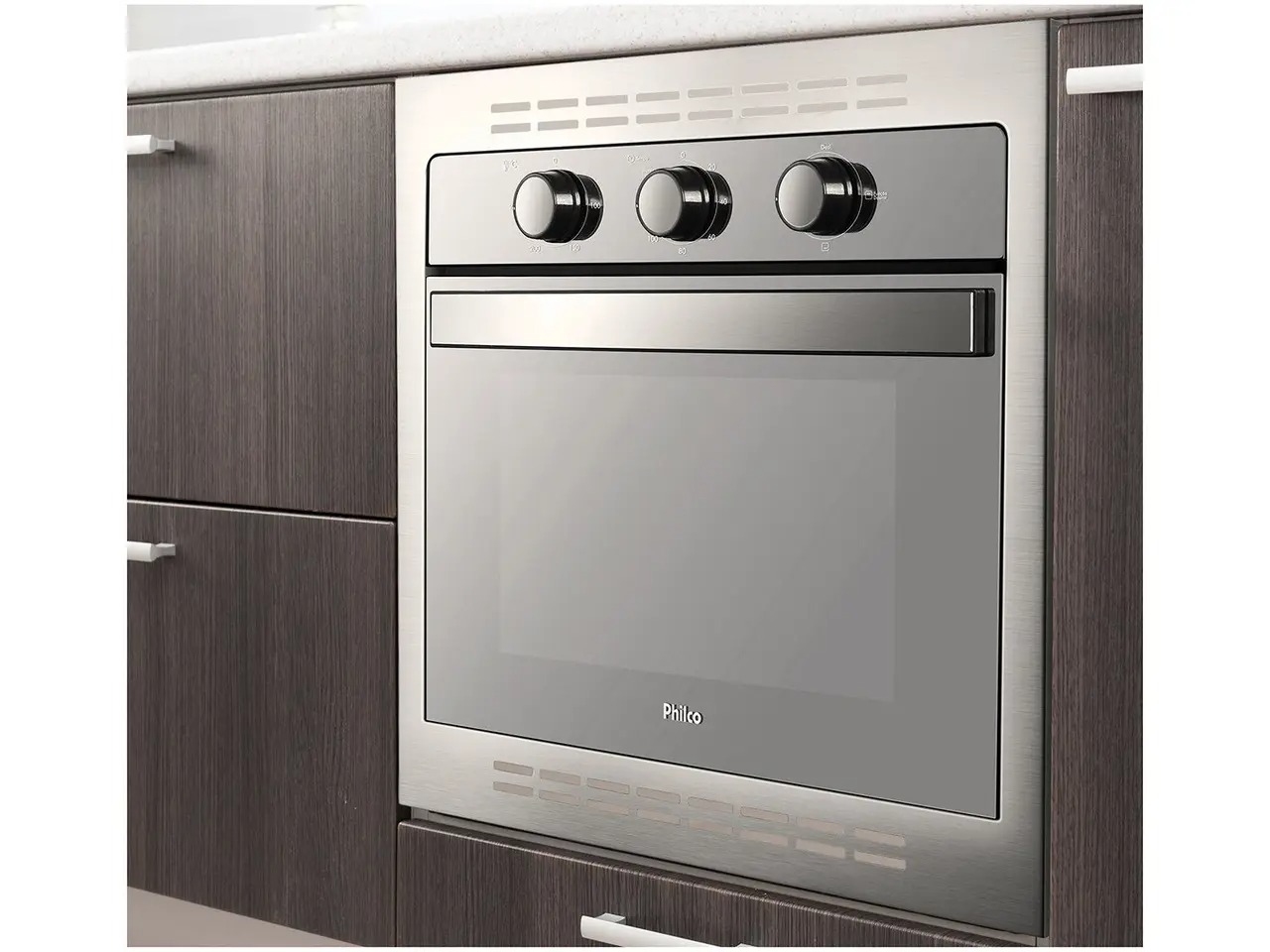Forno de Embutir Elétrico Philco 46 Litros Timer Dourar Assar Grelhar 110/220V - Imagem 4